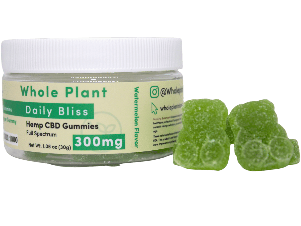 Daily Bliss Gummies - Whole Plant - CBD Hemp Products