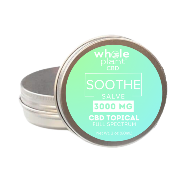 Whole Plant Soothe Salve 3000mg CBD Salve Topical